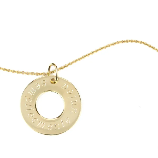 Online Bagel 22. Gold pendant Pendants | Customized Products