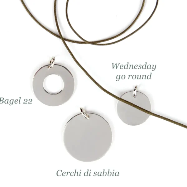 Sale Bagel 22. Silver pendant Pendants | Customized Products