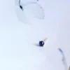 Discount Blue sigh. Single earring Earrings