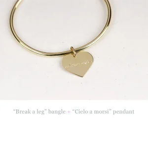Discount Break a leg. Bangle Bracelets