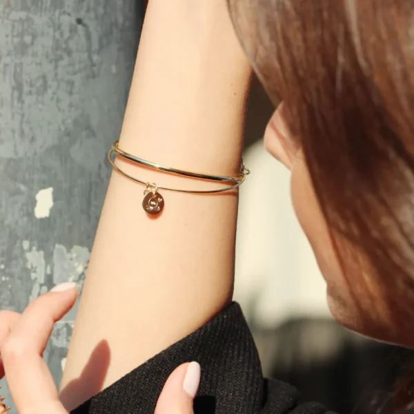 Discount Break a leg. Bangle Bracelets