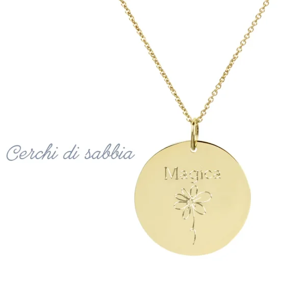 New Cerchi di sabbia. Gold pendant Pendants | Customized Products