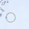 New Contemplo. Ring (light-blue) Rings