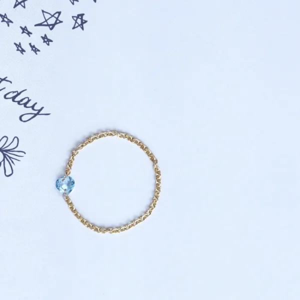 New Contemplo. Ring (light-blue) Rings