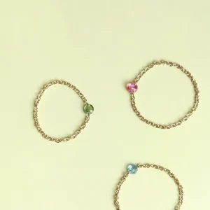 New Contemplo. Ring (light-blue) Rings