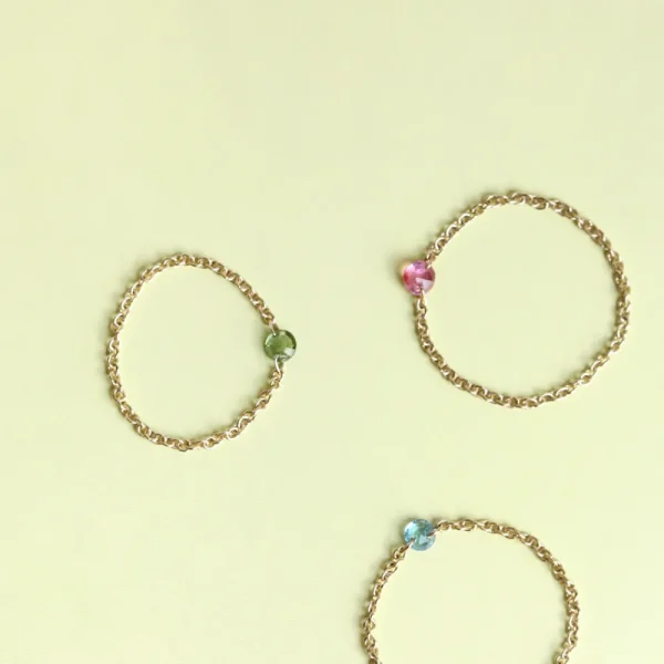 New Contemplo. Ring (light-blue) Rings