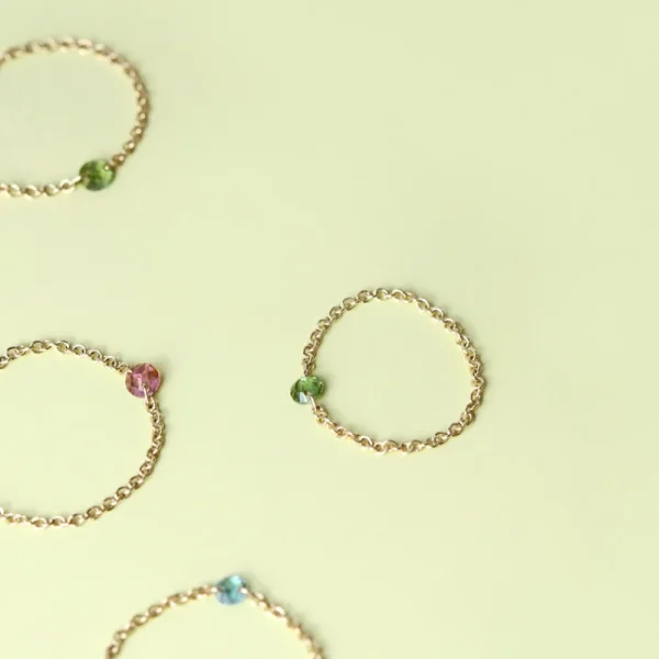 New Contemplo. Ring (light-blue) Rings