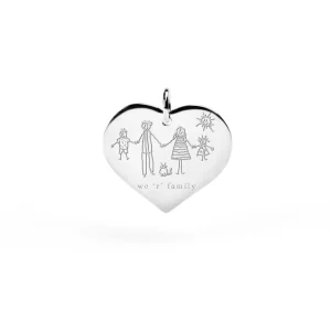 Outlet Cuore C5. Silver Pendant Pendants | Customized Products