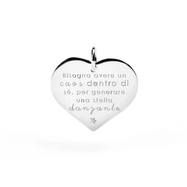 Outlet Cuore C5. Silver Pendant Pendants | Customized Products