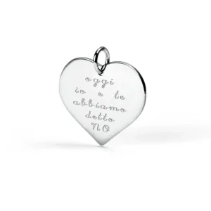 Outlet Cuore C5. Silver Pendant Pendants | Customized Products