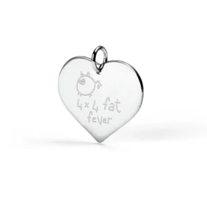 Outlet Cuore C5. Silver Pendant Pendants | Customized Products
