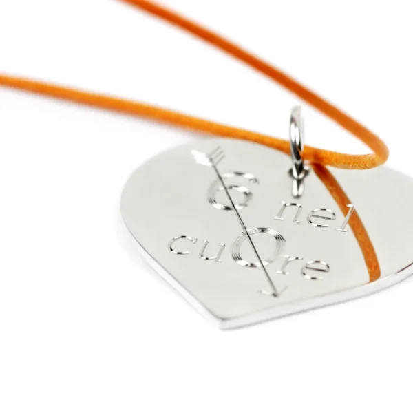 Outlet Cuore C5. Silver Pendant Pendants | Customized Products