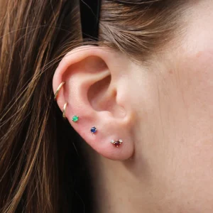 Outlet Due (Mandelbrot set). Single earring Earrings