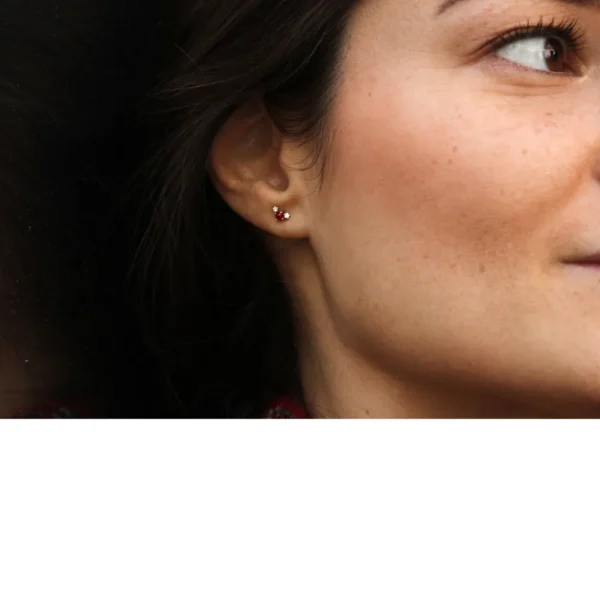 Outlet Due (Mandelbrot set). Single earring Earrings