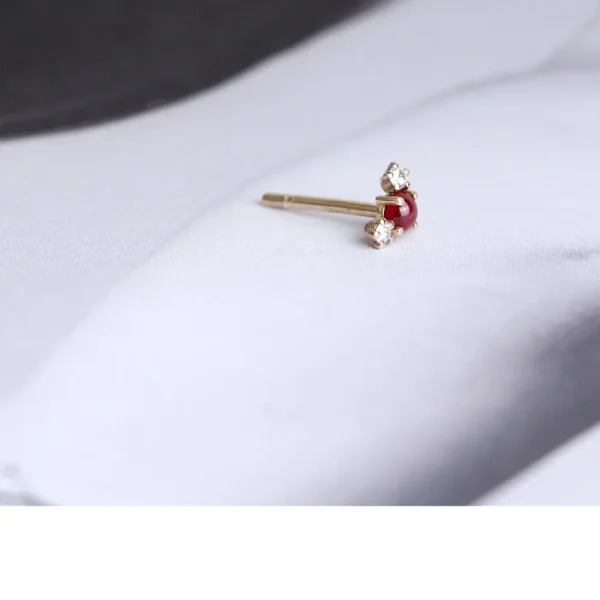 Outlet Due (Mandelbrot set). Single earring Earrings