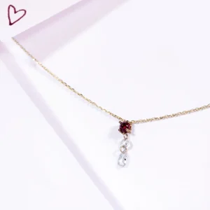 Sale Esclamata (+ruby). Necklace Necklaces