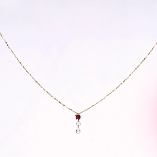 Sale Esclamata (+ruby). Necklace Necklaces