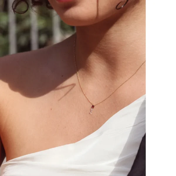 Sale Esclamata (+ruby). Necklace Necklaces