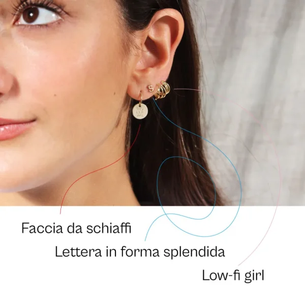 Fashion Facce da schiaffi. Single earring Earrings