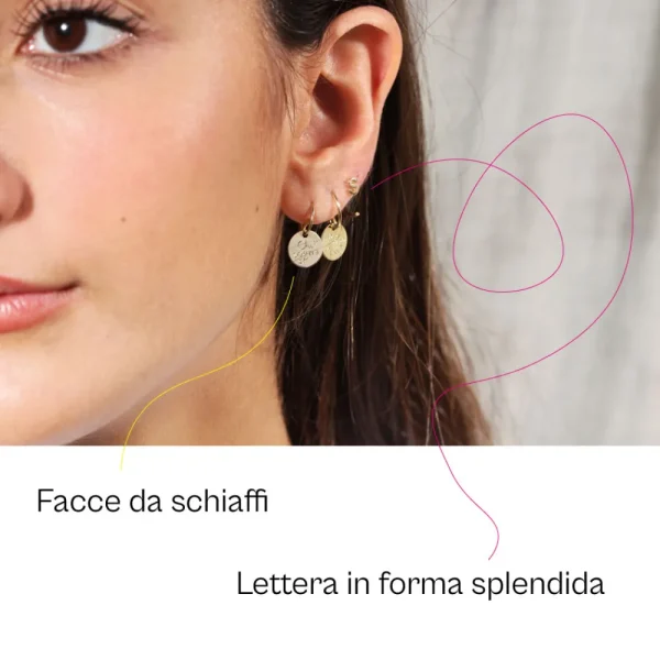 Fashion Facce da schiaffi. Single earring Earrings