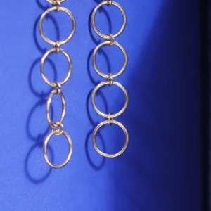 Hot Gli schiocchi di Anteros (empty circles). Single earring Earrings