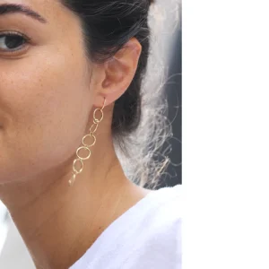 Hot Gli schiocchi di Anteros (empty circles). Single earring Earrings