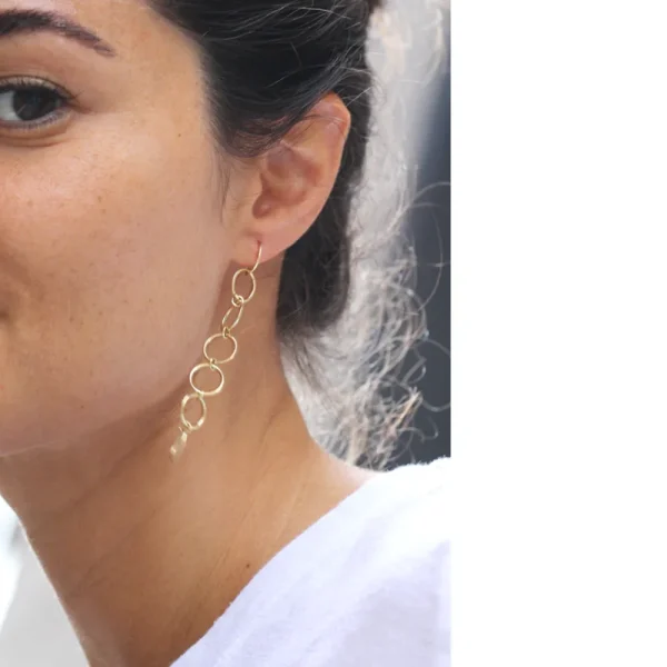 Hot Gli schiocchi di Anteros (empty circles). Single earring Earrings
