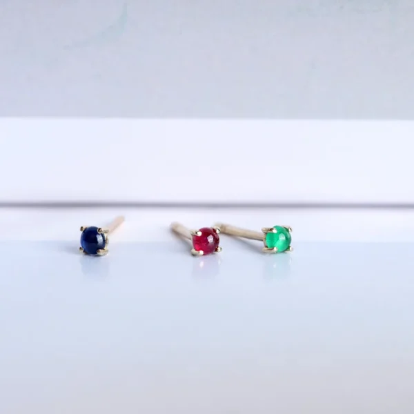 Fashion Green sigh. Single earring Earrings