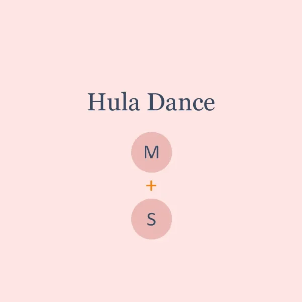 Sale Hula Dance (M). Single earring Earrings