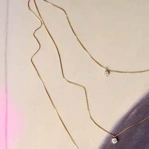 Sale I silenzi dove inizia il rosso. Necklace (0,014 | 0,03 | 0,07 ct) Necklaces
