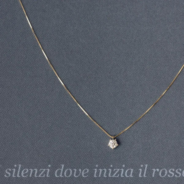 Hot I silenzi dove inizia il rosso. Necklace (0,15 ct) Necklaces