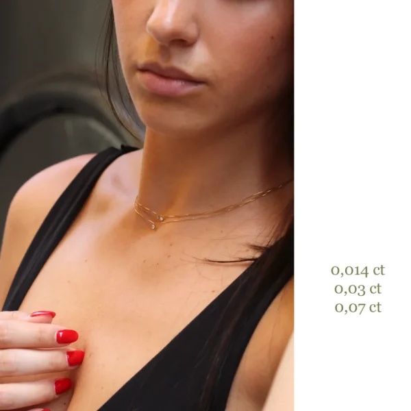 Online I silenzi dove inizia il rosso. Necklace (0,03 ct) Necklaces
