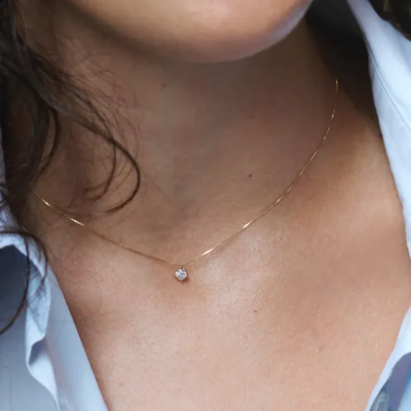 Hot I silenzi dove inizia il rosso. Necklace (0,15 ct) Necklaces