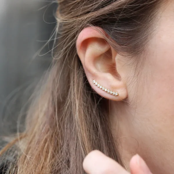 Outlet Il destro di Elisa. Ear climber Earrings
