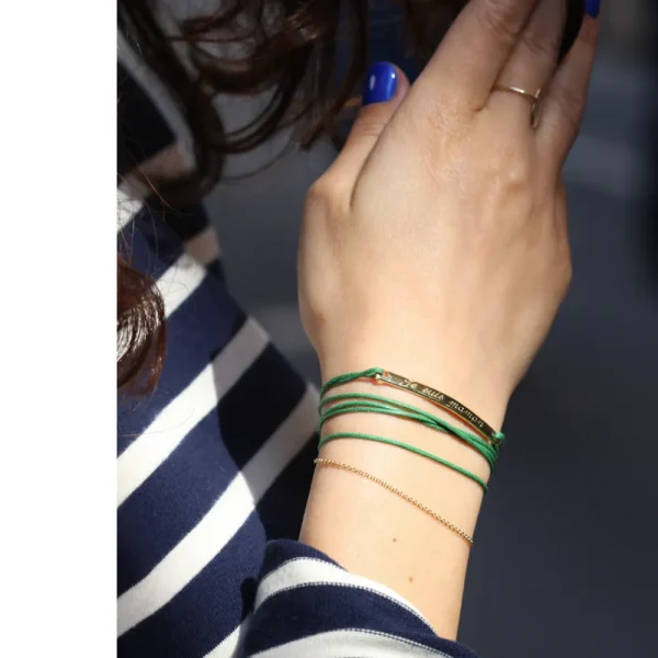 Outlet Il maschio della stringa. Bracelet (gold) Bracelets | Customized Products