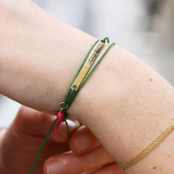 Outlet Il maschio della stringa. Bracelet (gold) Bracelets | Customized Products