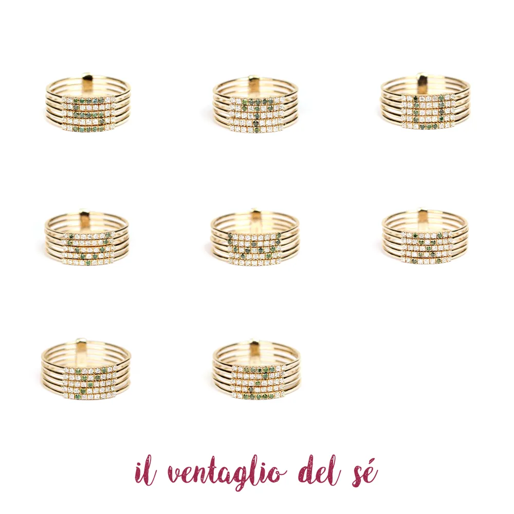 Best Il ventaglio del sé. Ring Custom-made-on-you Products