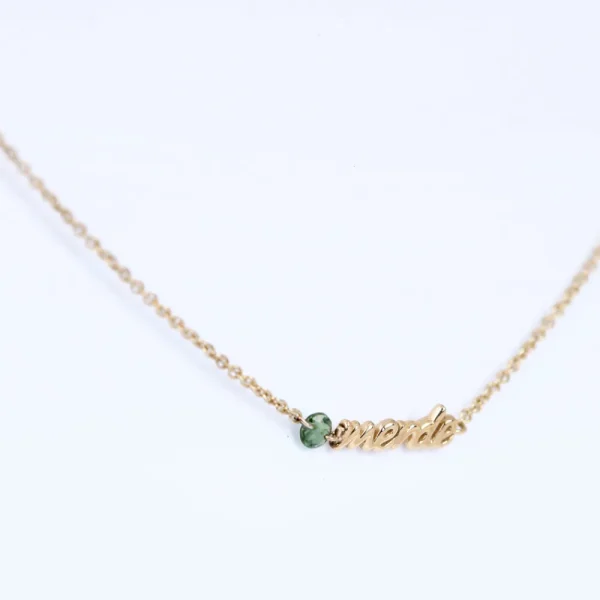 Online “La belle chance”. Green. Necklace Necklaces