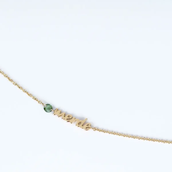 Online “La belle chance”. Green. Necklace Necklaces