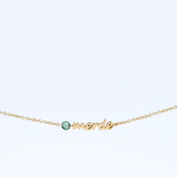 Online “La belle chance”. Green. Necklace Necklaces