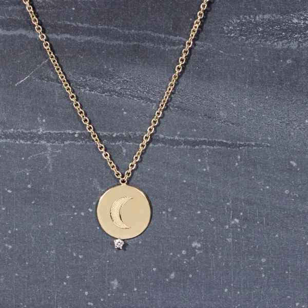Best La falena sulla luna (diamond). Necklace Necklaces | Customized Products