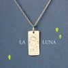 New La Luna. Gold Pendant Pendants | Customized Products