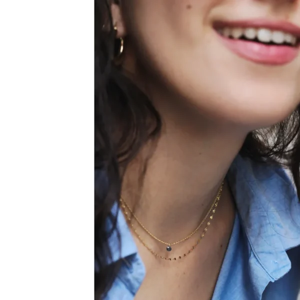Clearance La raccolta dei sensi. Blu. Bi-Necklace Necklaces