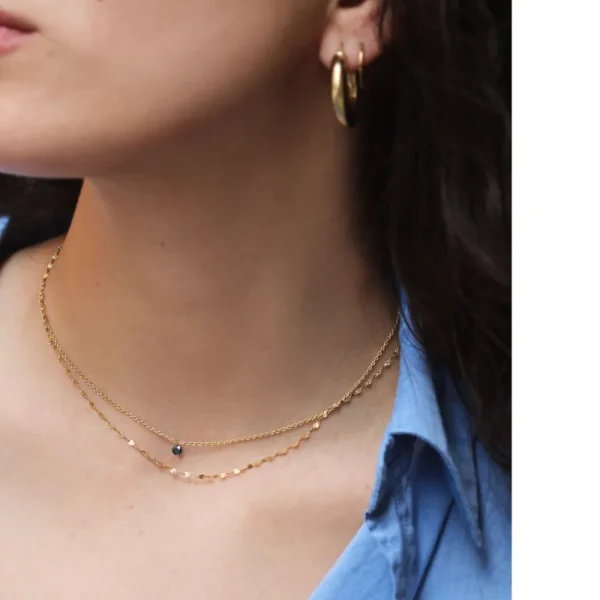 Clearance La raccolta dei sensi. Blu. Bi-Necklace Necklaces