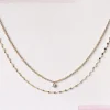 Clearance La raccolta dei sensi. Diamond. Bi-Necklace Necklaces