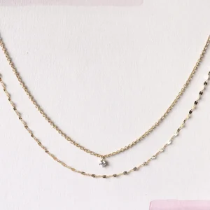 Clearance La raccolta dei sensi. Diamond. Bi-Necklace Necklaces