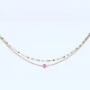 Fashion La raccolta dei sensi. Pink. Bi-Necklace Necklaces