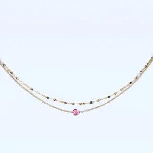 Fashion La raccolta dei sensi. Pink. Bi-Necklace Necklaces