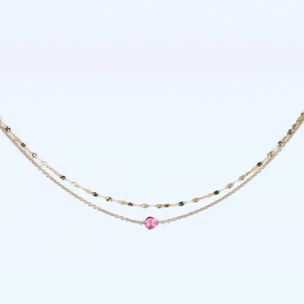 Fashion La raccolta dei sensi. Pink. Bi-Necklace Necklaces