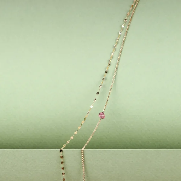Fashion La raccolta dei sensi. Pink. Bi-Necklace Necklaces